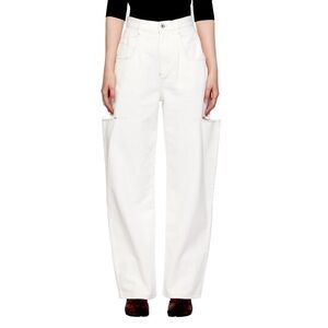 Maison Margiela High-rise White Slash Jeans size 6